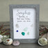 Shining Pieces Inspirational Quote Sea Glass Framed Art - image 0