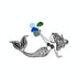 Ocean Whisper Mermaid Sea Glass Framed Art - image 2