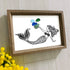 Ocean Whisper Mermaid Sea Glass Framed Art - image 4