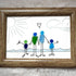Coastal Celebration Of Family Love Sea Glass Framed Art - image 0