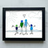 Coastal Celebration Of Family Love Sea Glass Framed Art - Black - 6" X 8" - image 9