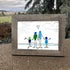 Coastal Celebration Of Family Love Sea Glass Framed Art - image 3