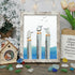 Calming Coastal Seagulls Sea Glass Framed Art - Retro White - 8" X 6" - image 10
