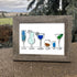 Cocktail Hour Coastal Charm Sea Glass Framed Art - image 3