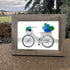 Seaside Adventure Coastal Bicycle Sea Glass Framed Art - image 3