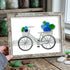 Seaside Adventure Coastal Bicycle Sea Glass Framed Art - Retro White - 6" X 8" - image 11