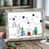 Starry Campfire Tales Sea Glass Framed Art - Retro White - 6" X 8" - image 11