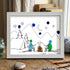 Starry Campfire Tales Sea Glass Framed Art - White - 6" X 8" - image 10