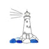 Natural Guiding Lighthouse Sea Glass Framed Art - image 2