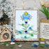 Festive Cheer Christmas Crab Sea Glass Framed Art - Retro White - 8" X 6" - image 10