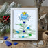 Festive Cheer Christmas Crab Sea Glass Framed Art - White - 8" X 6" - image 9