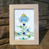 Festive Cheer Christmas Crab Sea Glass Framed Art - image 3