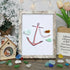Steady Anchor & Joyful Fish Sea Glass Framed Art - Retro White - 8" X 6" - image 10