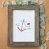 Steady Anchor & Joyful Fish Sea Glass Framed Art - image 5