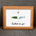 Hooked On You Love Fish Sea Glass Framed Art - image 5