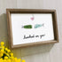 Hooked On You Love Fish Sea Glass Framed Art - image 0