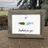 Hooked On You Love Fish Sea Glass Framed Art - image 3