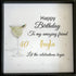 Custom Birthday Celebration Sea Glass Framed Art - image 7
