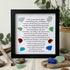 Meaningful Poem Age Like Sea Glass Framed Art - Black - 8" X 8" - image 8