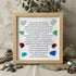 Meaningful Poem Age Like Sea Glass Framed Art - Oak - 8" X 8" - image 7