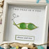 "Two Peas in a Pod" Custom Name Sea Glass Framed Art - image 5