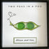"Two Peas in a Pod" Custom Name Sea Glass Framed Art - image 4