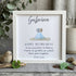 Retirement Gift Custom Name & Year Sea Glass Framed Art - White - 8" X 8" - image 9