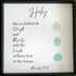 Custom Proverbs Strength & Dignity Sea Glass Framed Art - image 5