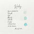 Custom Proverbs Strength & Dignity Sea Glass Framed Art - image 2