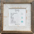 Custom Proverbs Strength & Dignity Sea Glass Framed Art - image 3