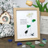 The Teacher's Garden & Bird Sea Glass Framed Art - Oak - 8" X 6" - image 5