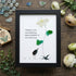 The Teacher's Garden & Bird Sea Glass Framed Art - Black - 8" X 6" - image 7