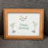 Happy Birthday Melody Dancing Birds Sea Glass Framed Art - image 4