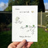 Teachers Give Us Wings Custom Name Sea Glass Framed Art - Seaglass Card - 8" X 6" - image 1
