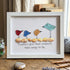 Teachers Give Wings Bird Flock Sea Glass Framed Art - White - 6" X 8" - image 10