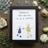 The One-in-a-Million Teacher Sea Glass Framed Art - Black - 8" X 6" - image 7
