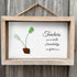 A Teacher's Legacy Of Growth Sprout Sea Glass Framed Art - image 2