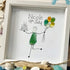Birthday Cake Custom Date & Name Sea Glass Framed Art - image 3