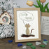 Cat's Daydreams & Fish Sea Glass Framed Art - Oak - 8" X 6" - image 7