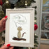 Cat's Daydreams & Fish Sea Glass Framed Art - image 0