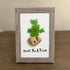 "Don't Be A Prick" Cactus Sea Glass Framed Art - image 4