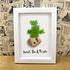 "Don't Be A Prick" Cactus Sea Glass Framed Art - image 2