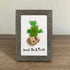 "Don't Be A Prick" Cactus Sea Glass Framed Art - image 6