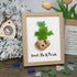 "Don't Be A Prick" Cactus Sea Glass Framed Art - Oak - 8" X 6" - image 7