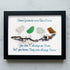 Good Friends Are Like Stars Sea Glass Framed Art - Black - 6" X 8" - image 9