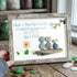 Hearts Like Dogs & Petals Sea Glass Framed Art - Retro White - 6" X 8" - image 11