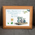 Hearts Like Dogs & Petals Sea Glass Framed Art - image 6
