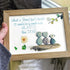 Hearts Like Dogs & Petals Sea Glass Framed Art - image 4