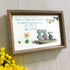Hearts Like Dogs & Petals Sea Glass Framed Art - image 5
