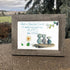 Hearts Like Dogs & Petals Sea Glass Framed Art - image 3